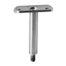 Držiak madla ø 42,4 mm, pevný, M8, brúsená AISI 304 Držiak madla ø 42,4 mm, pevný, M8, brúsená AISI 304